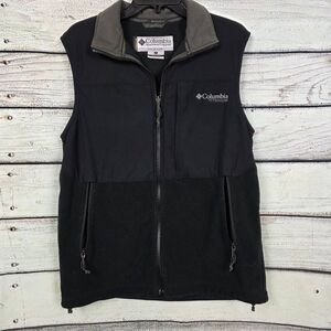 Columbia Titanium Men’s Black Fleece Vest Size M